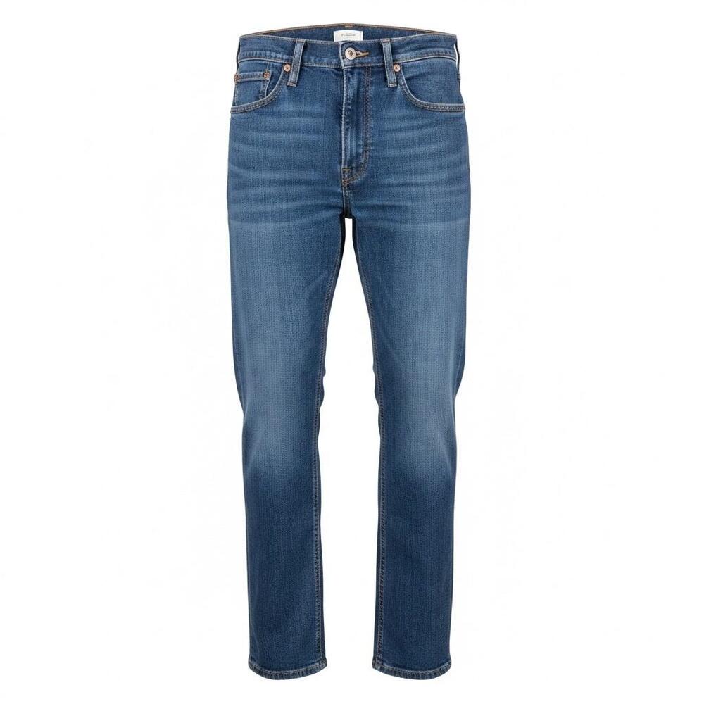 Levis 559 Jeans Mens 35x28 Blue Medium Wash Denim Relaxed Straight Stretch